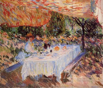 Luncheon under the Canopy Claude Monet Oil Paintings